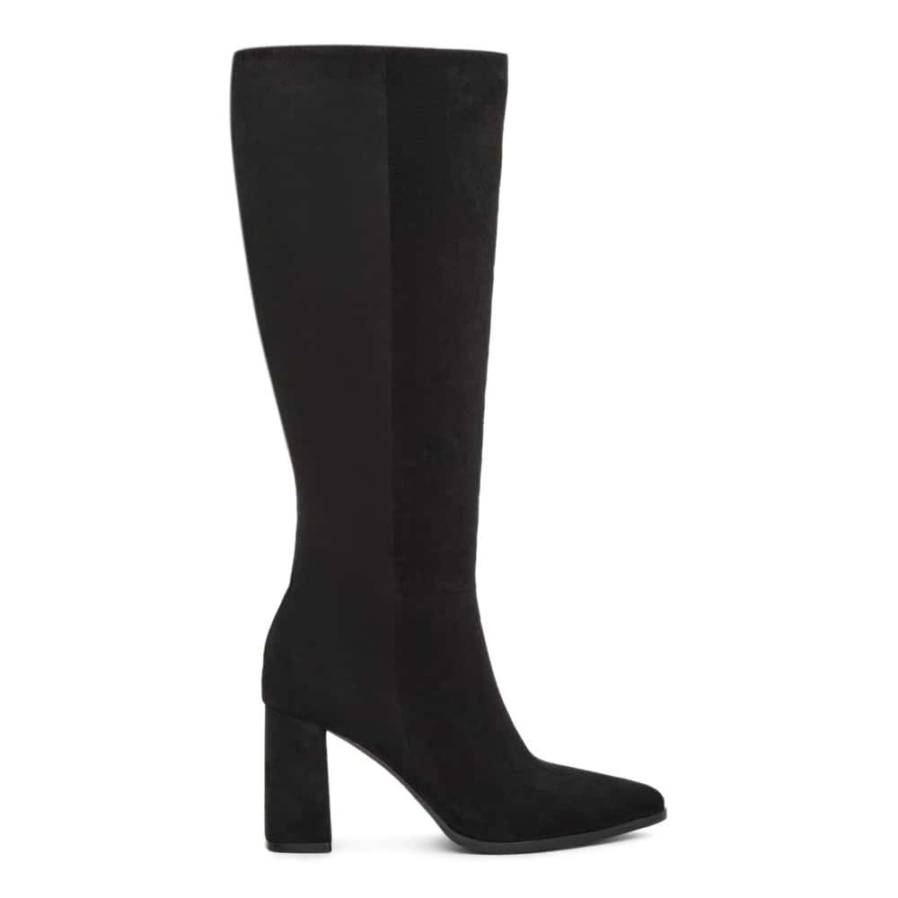 Clara Boot in Black Micro