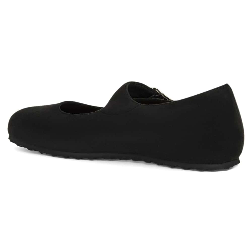 Cosmo Ballet Flat in Black