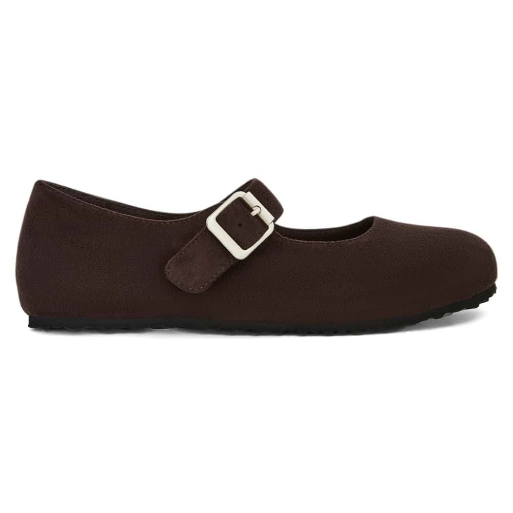 Cosmo Ballet Flat in Chocolate