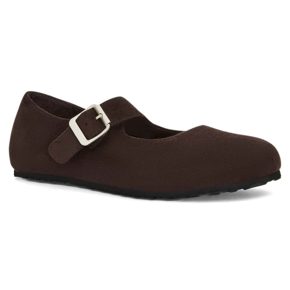 Cosmo Ballet Flat in Chocolate
