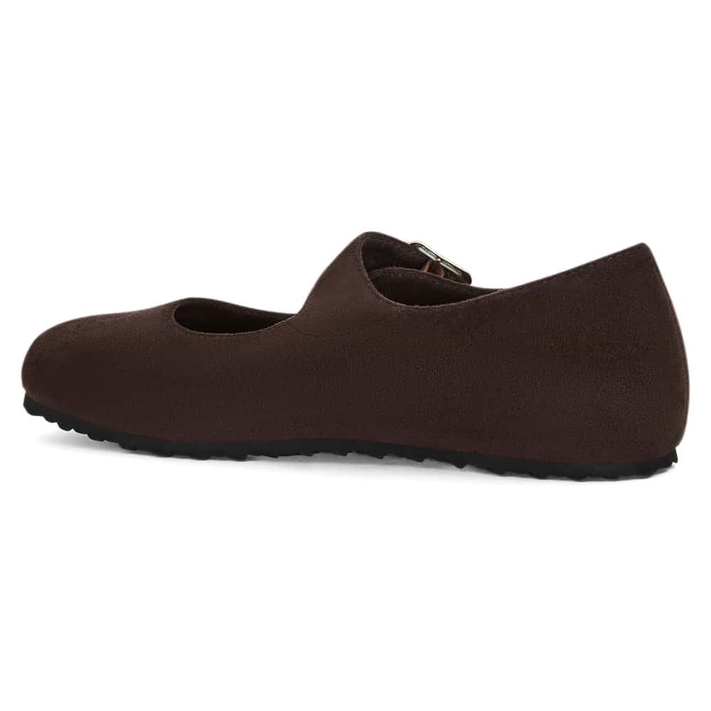 Cosmo Ballet Flat in Chocolate