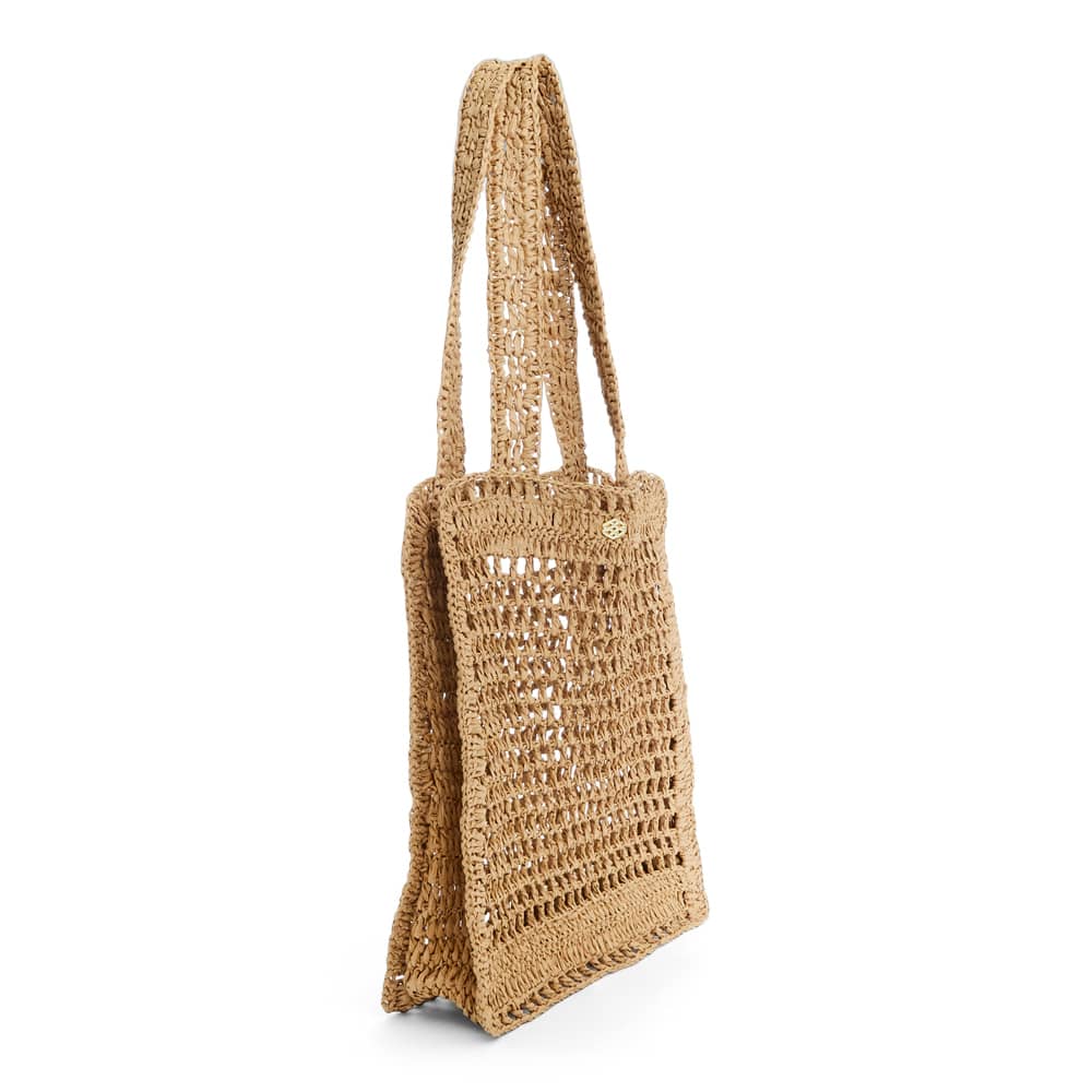 Cuba Handbag in Natural Raffia