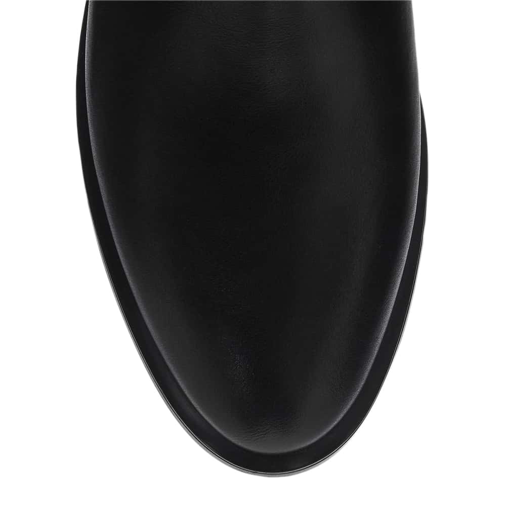Denzel Boot in Black Smooth