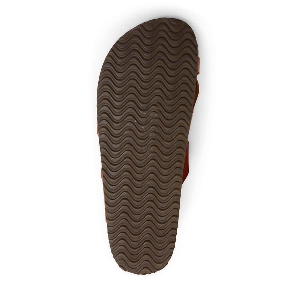 Deva Sandal in Cognac Smooth