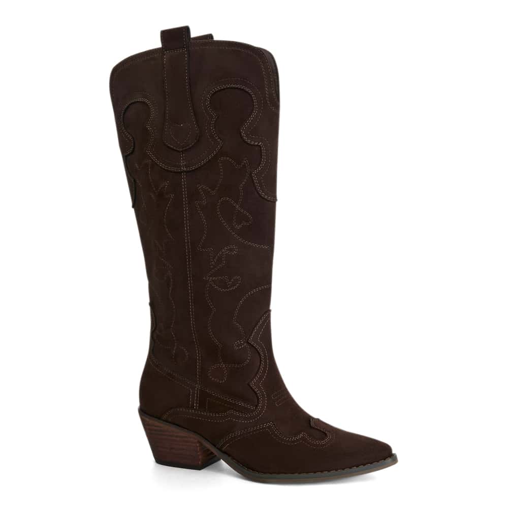 Dusty Boot in Chocolate  Micro