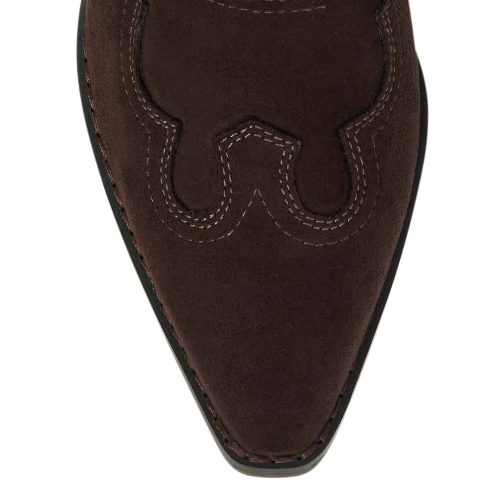 Dusty Boot in Chocolate  Micro