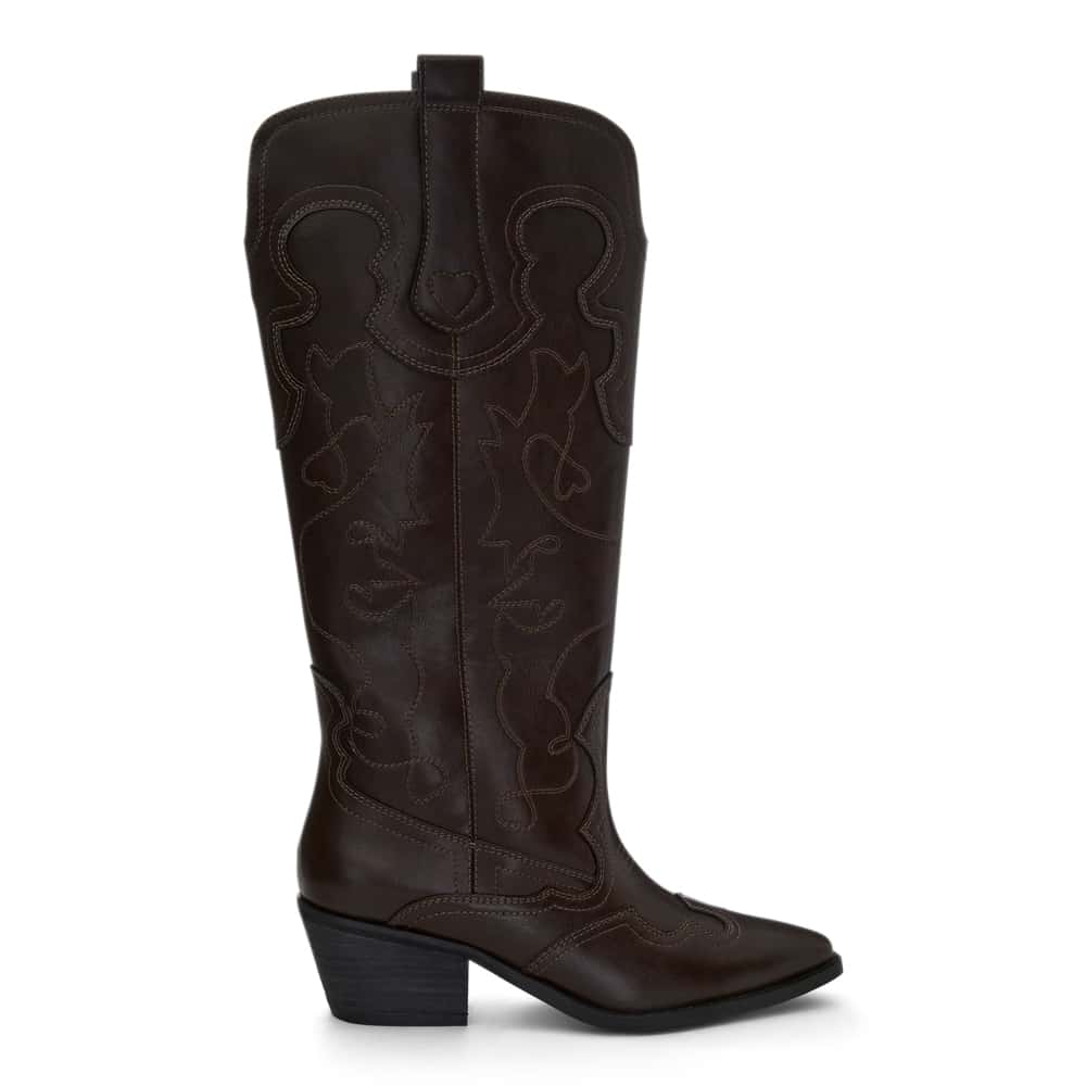 Dusty Boot in Chocolate Smooth