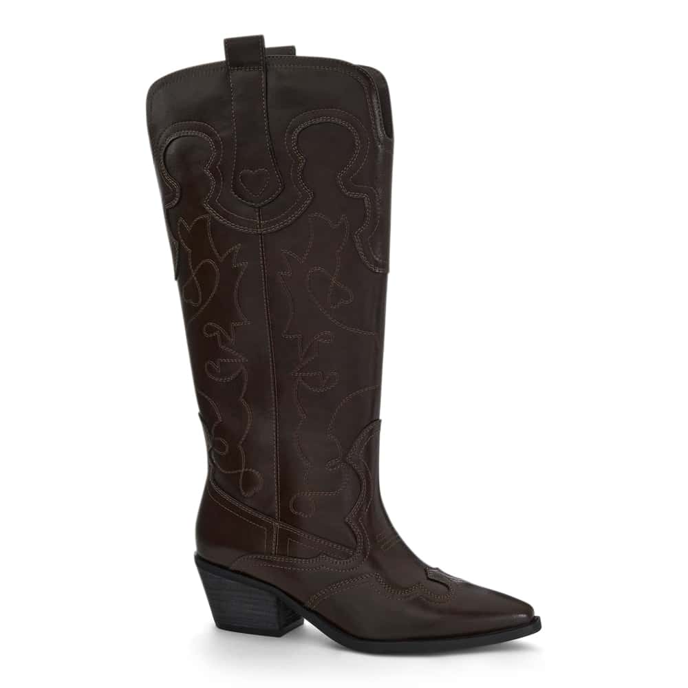 Dusty Boot in Chocolate Smooth
