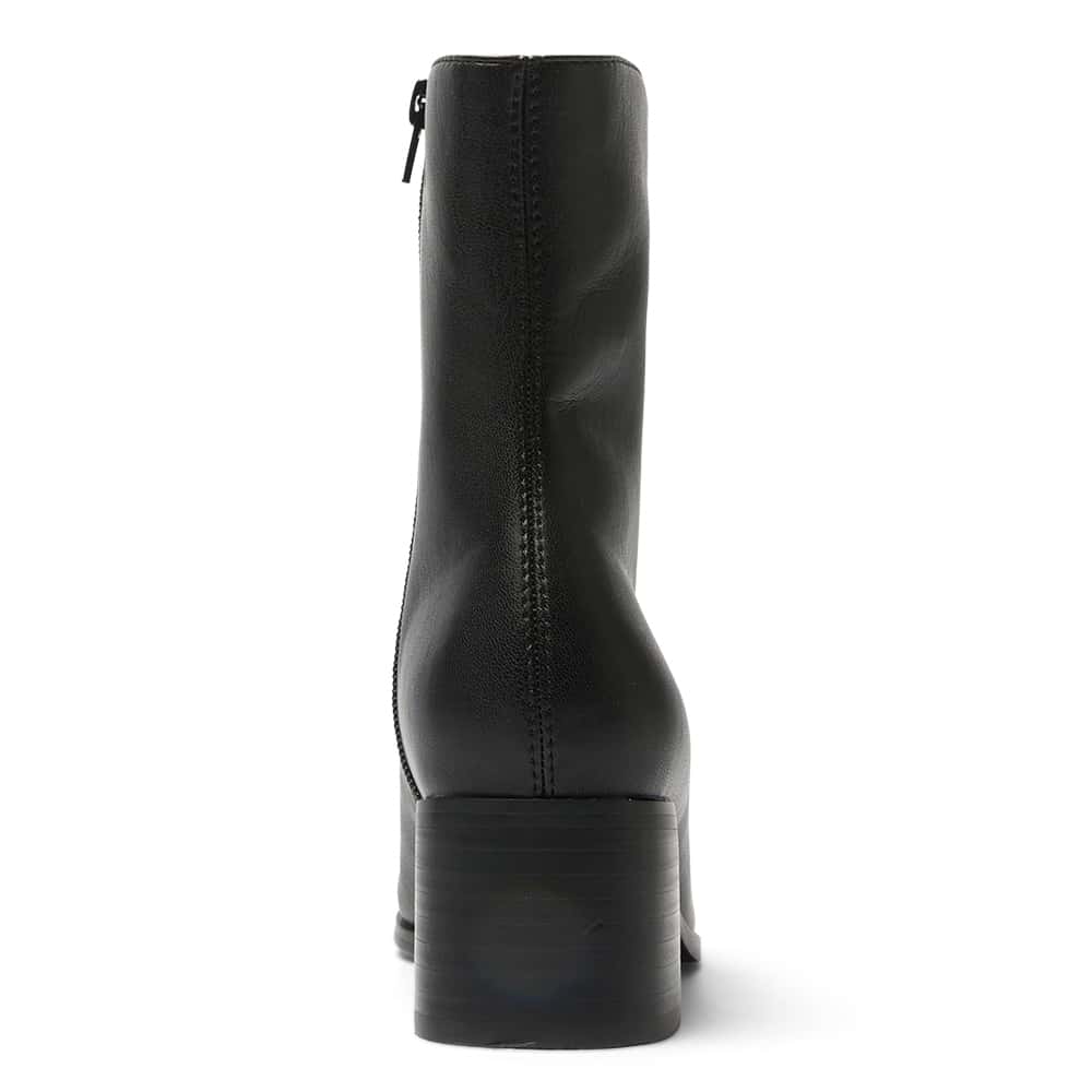 Eagle Boot in Black Smooth