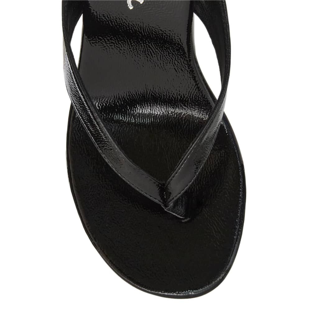 Ego Wedge in Black Patent