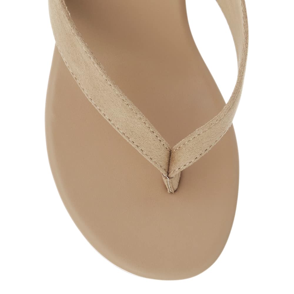Ego Wedge in Taupe Micro