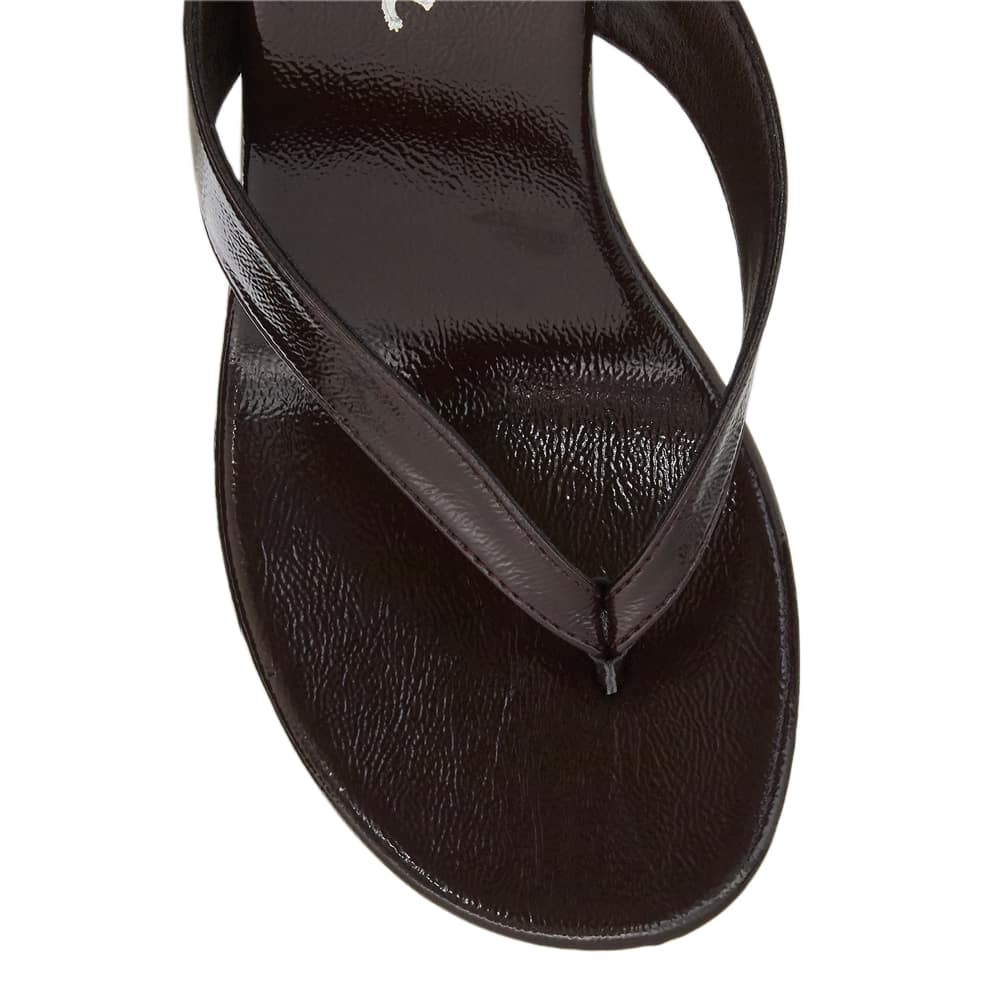 Ego Wedge in Wine Crinkle Patent Patent