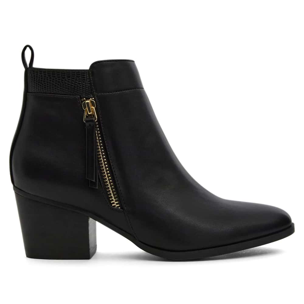 Empire Boot in Black Smooth