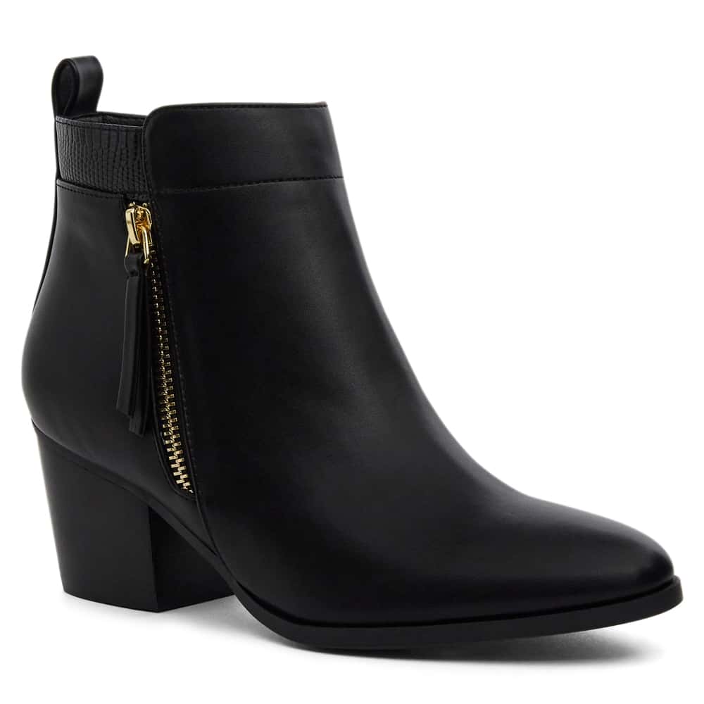 Empire Boot in Black Smooth