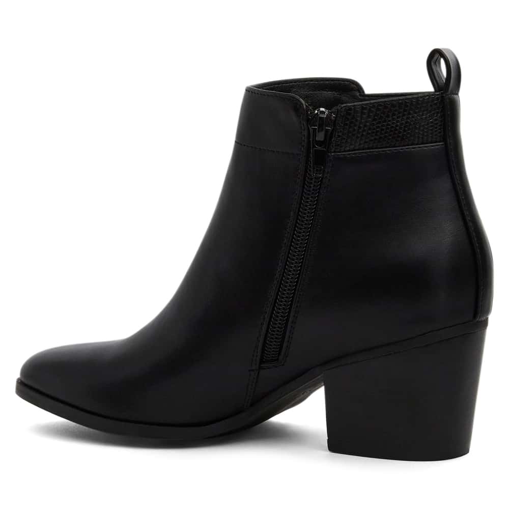 Empire Boot in Black Smooth
