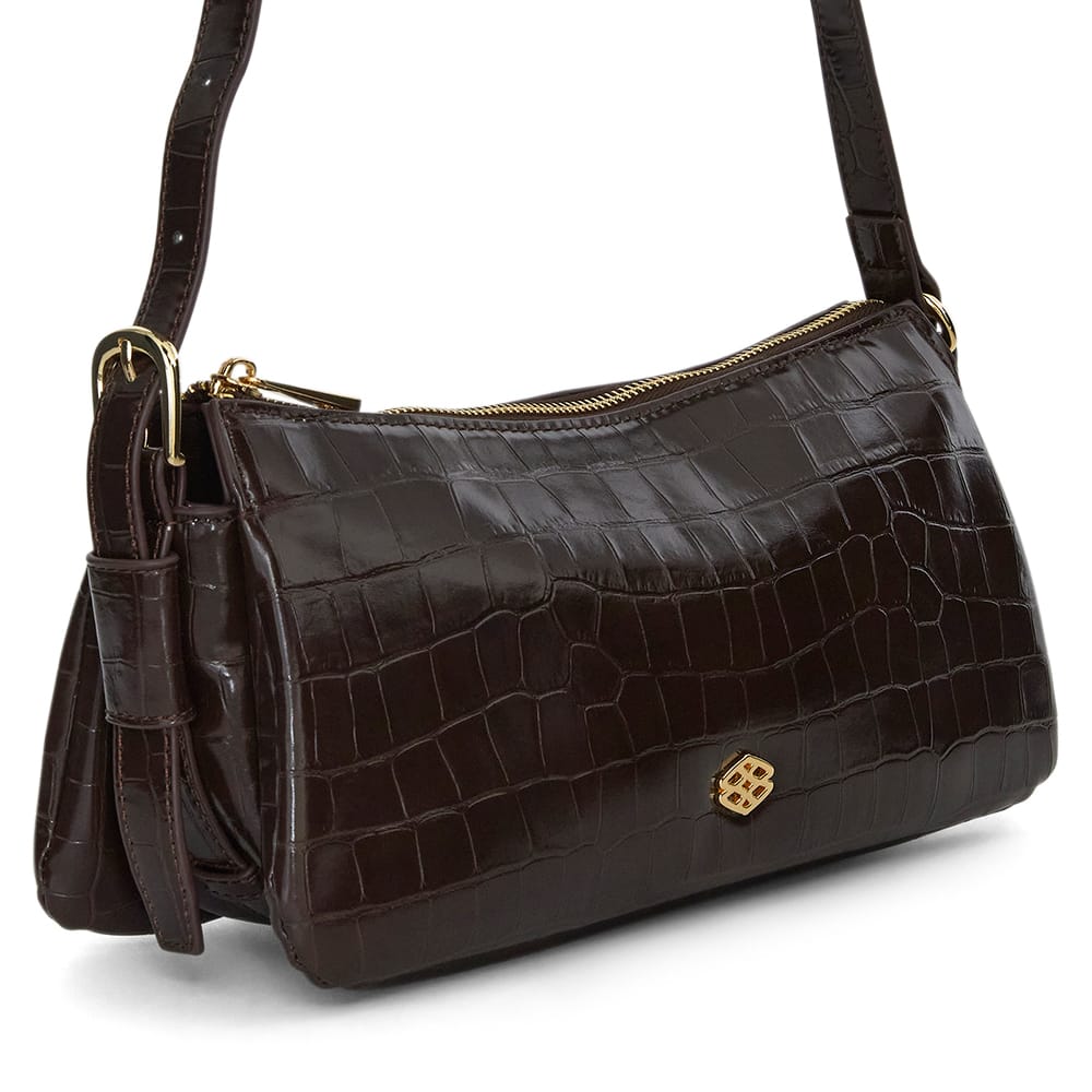 Envy Bag in Chocolate Croc