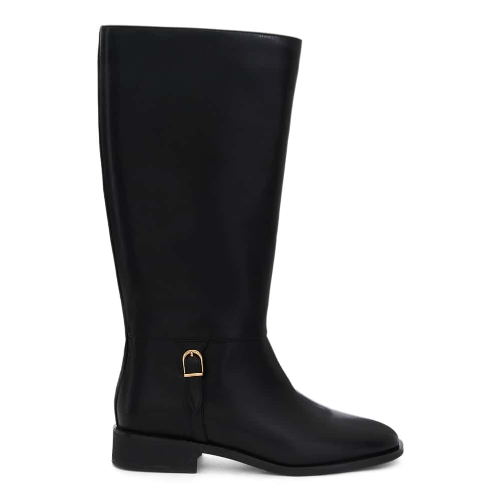 Eryn Boot in Black Smooth