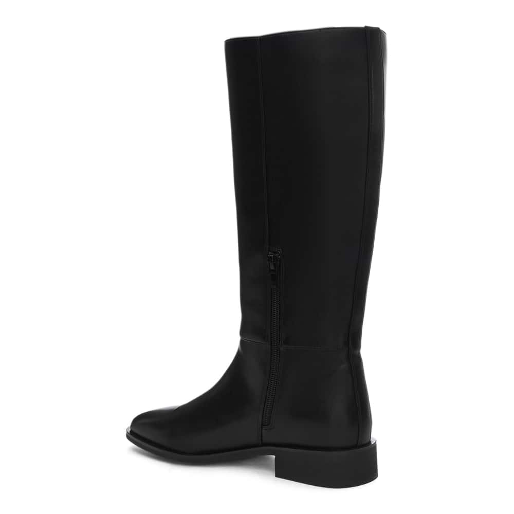 Eryn Boot in Black Smooth
