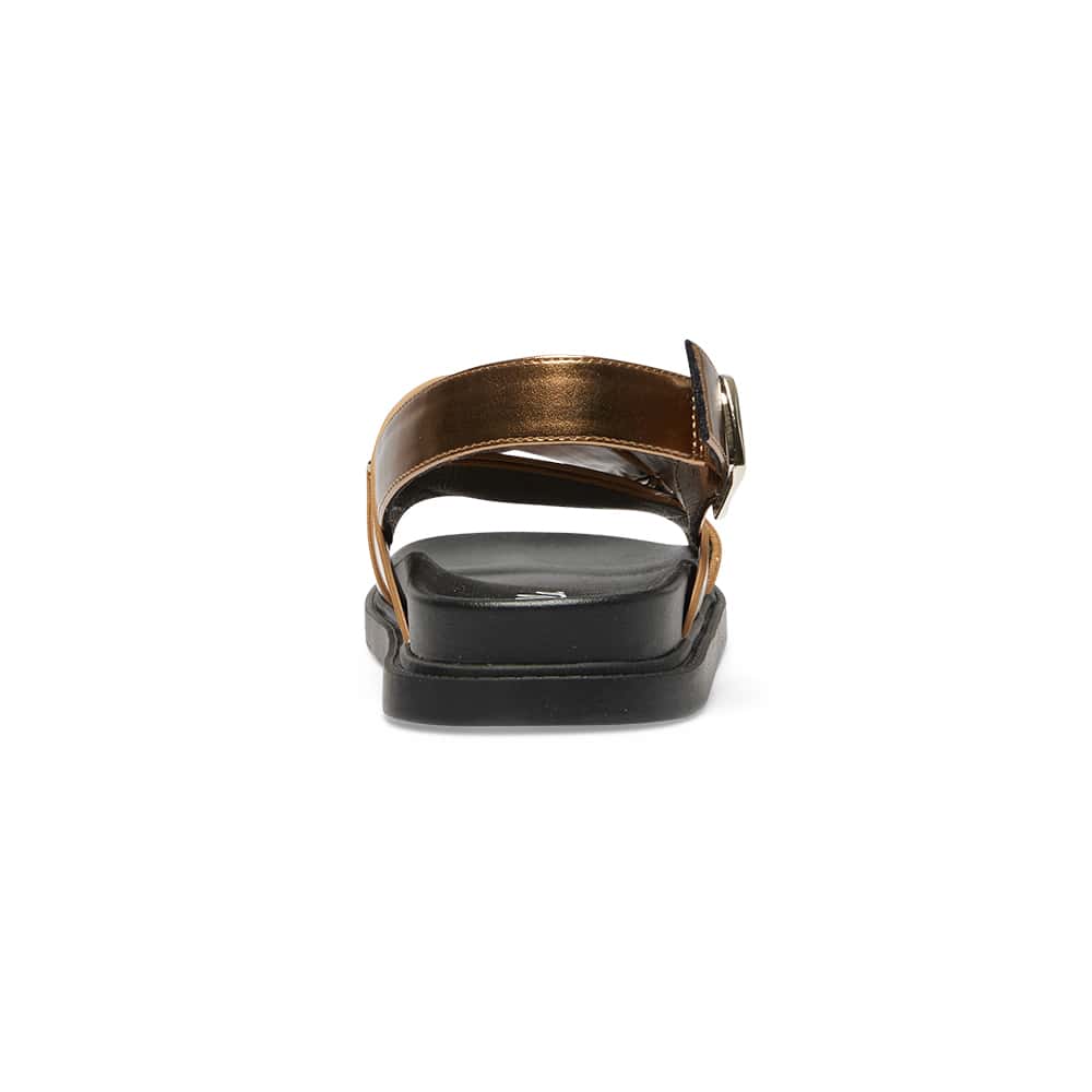 Fabian Sandal in Bronze  Smooth