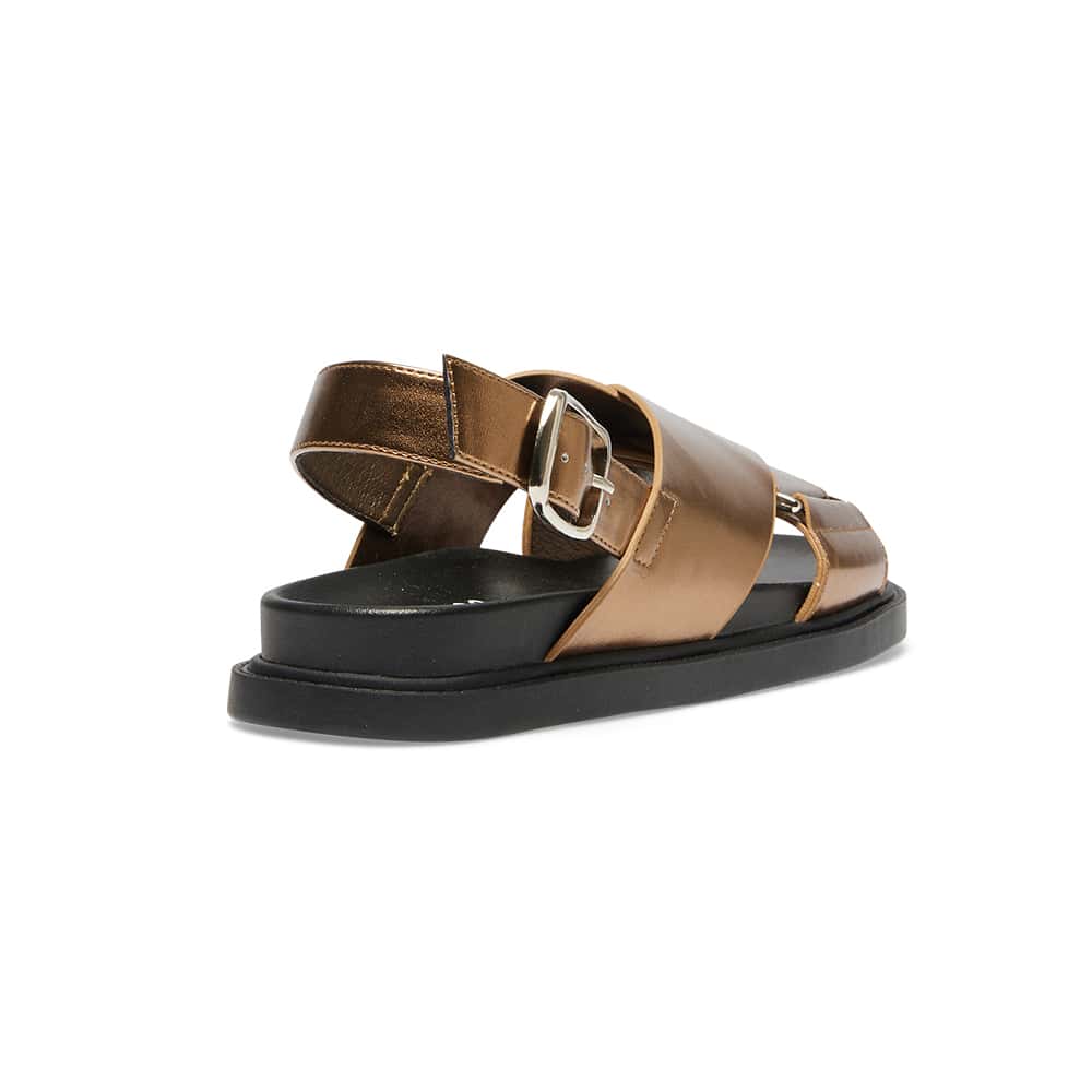 Fabian Sandal in Bronze  Smooth