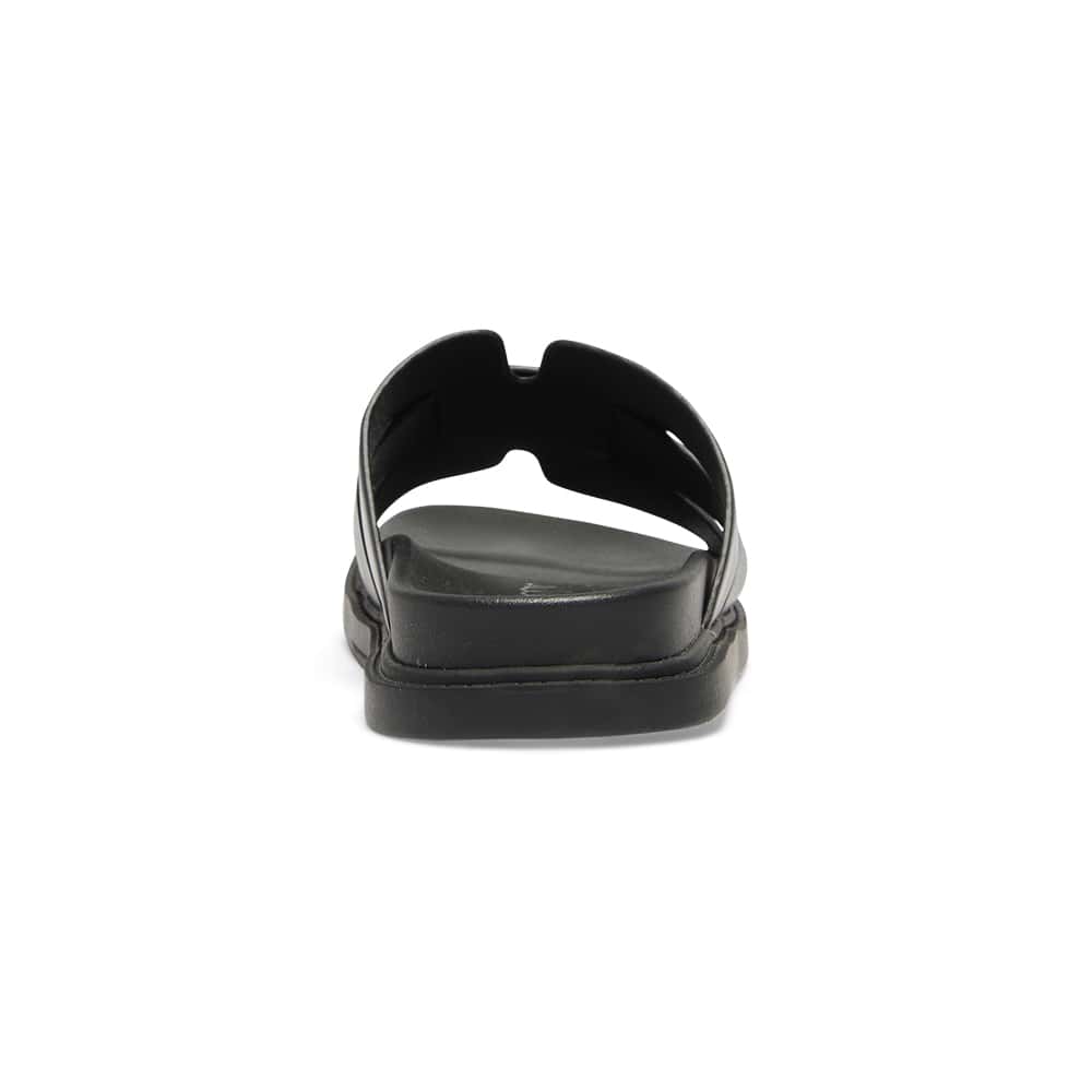 Felton Slide in Black Smooth