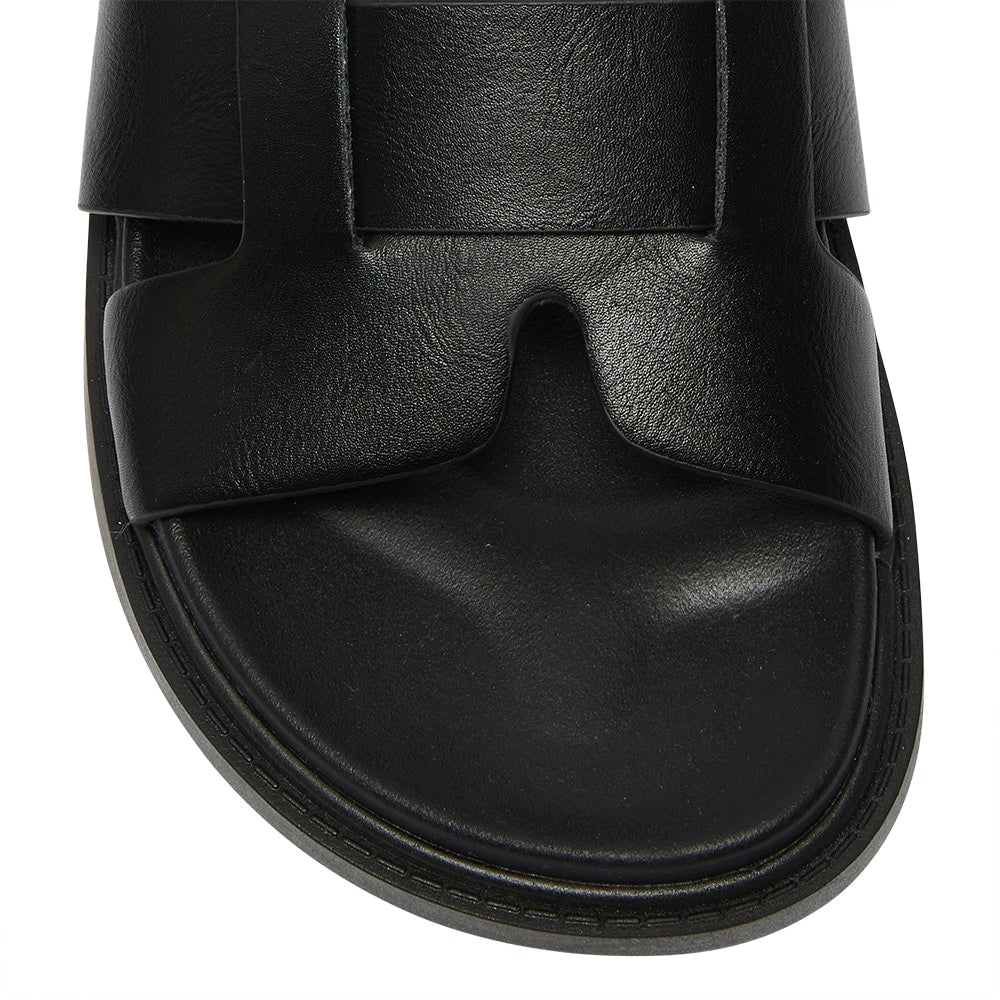 Felton Slide in Black Smooth