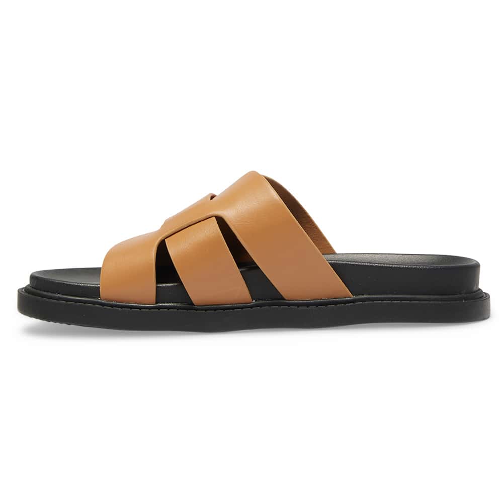 Felton Slide in Tan Smooth