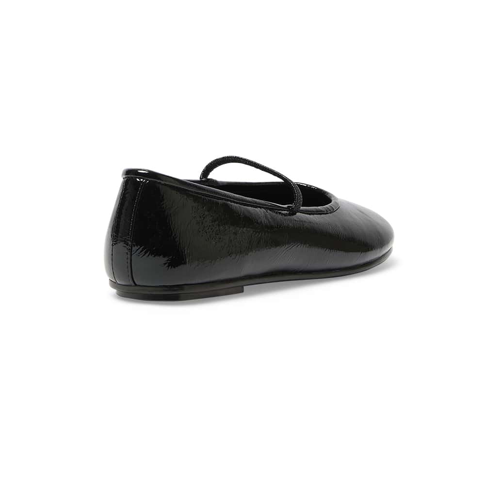 Frisco Ballet Flat in Black Patent
