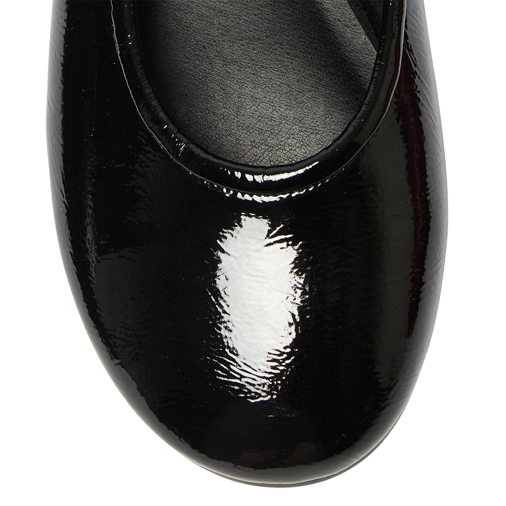 Frisco Ballet Flat in Black Patent