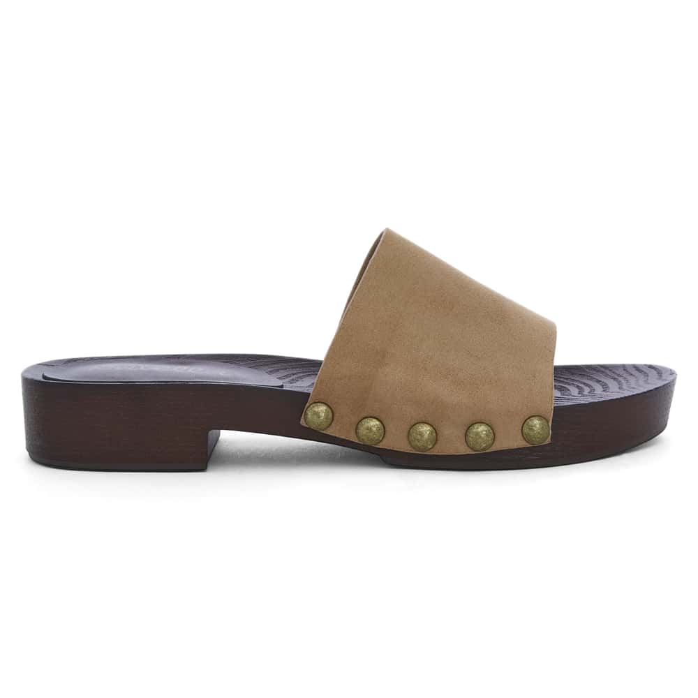 Funky Slide in Taupe Micro