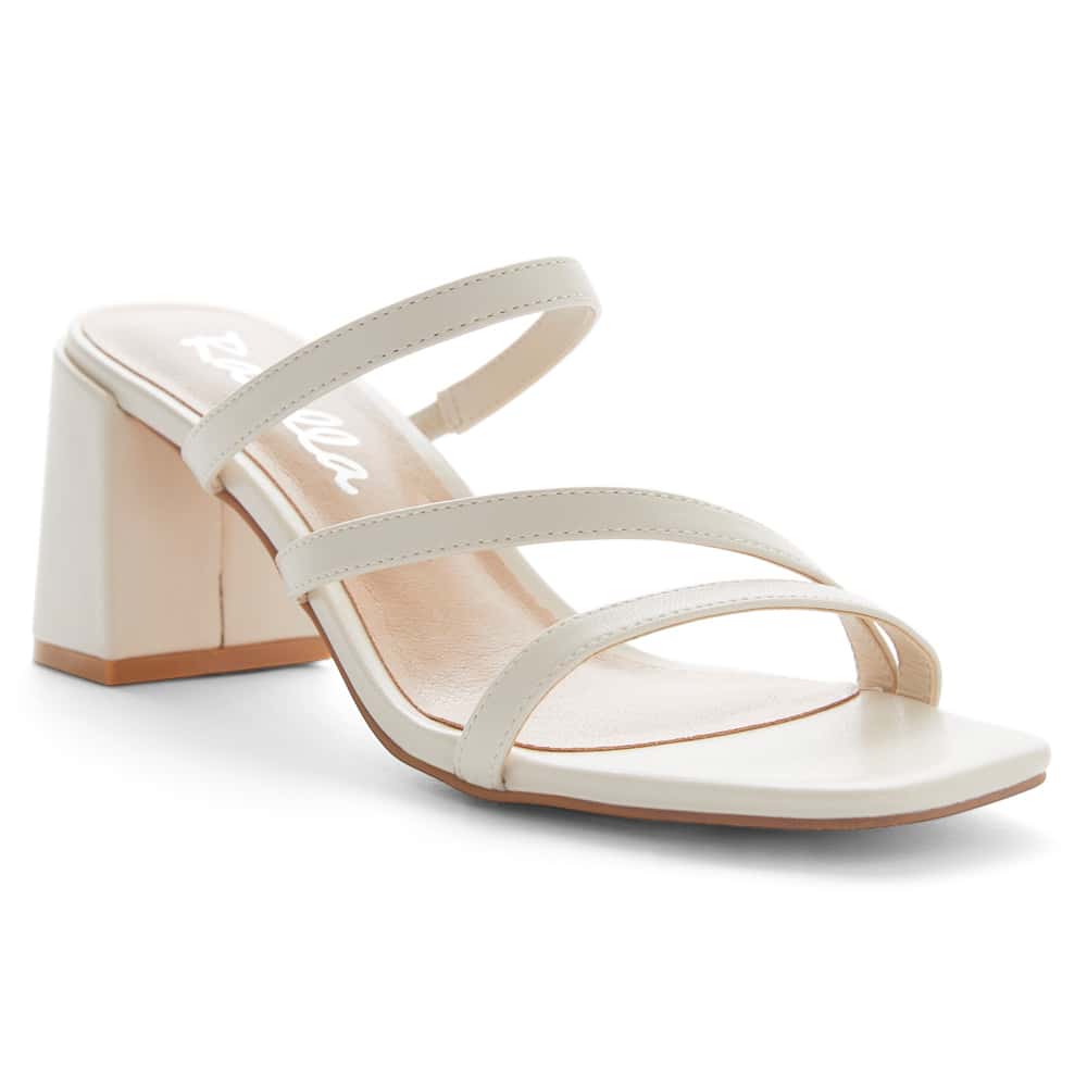 Geisha Heel in Bone