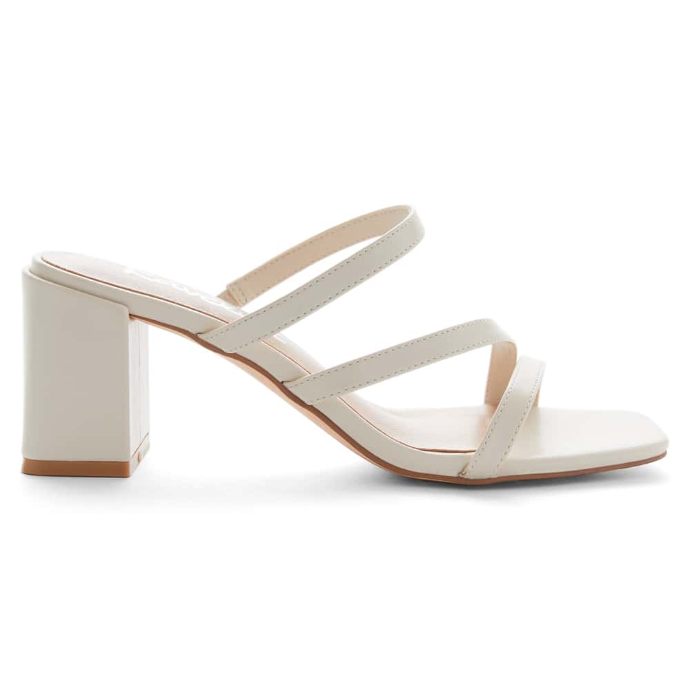 Geisha Heel in Bone
