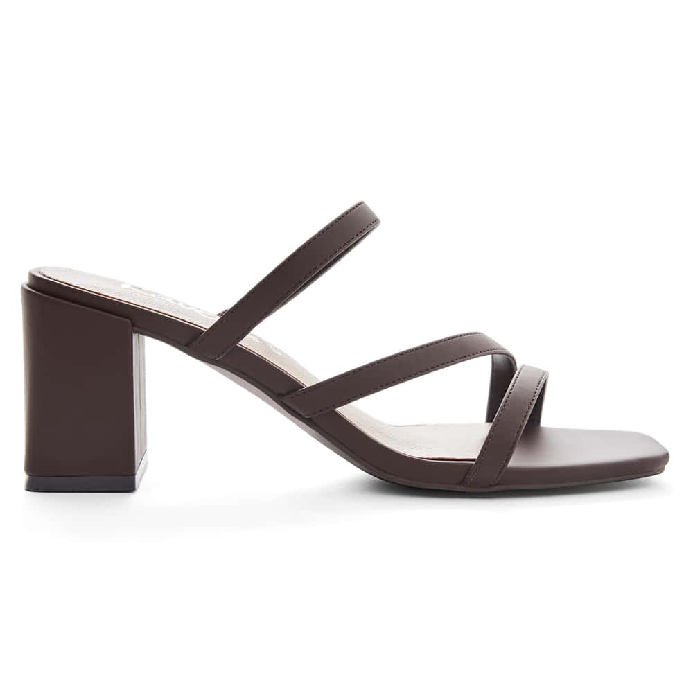 Geisha Heel in Chocolate