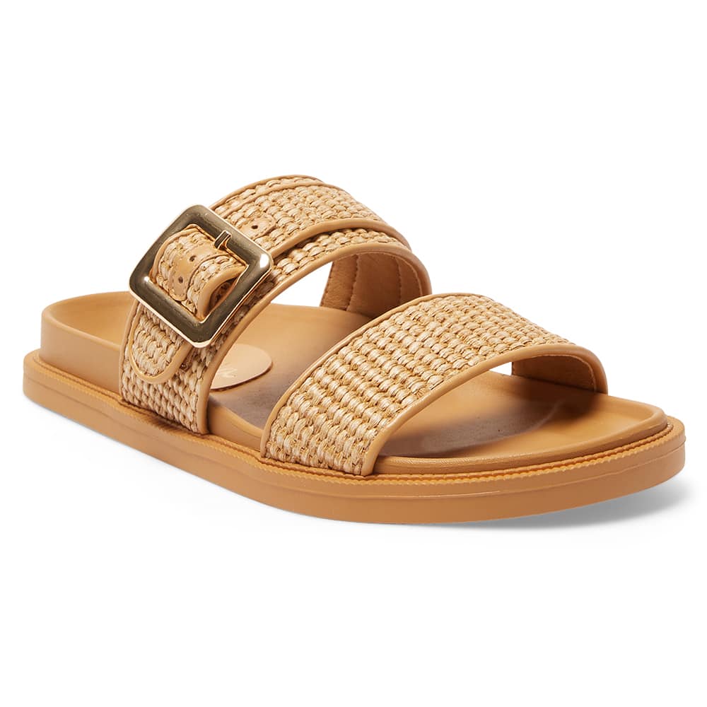 Gemma Slide in Natural Raffia