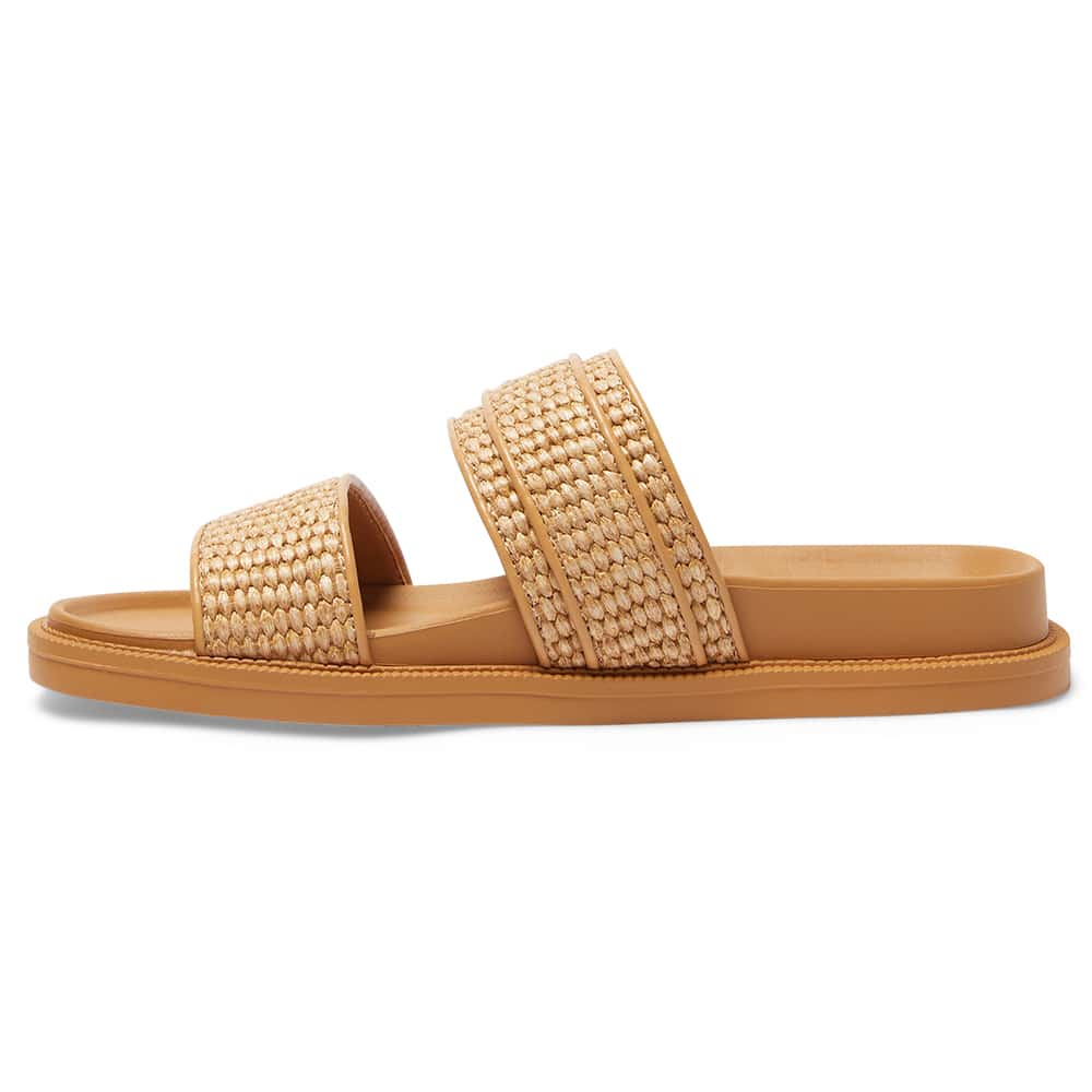 Gemma Slide in Natural Raffia