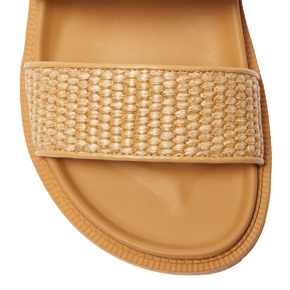 Gemma Slide in Natural Raffia