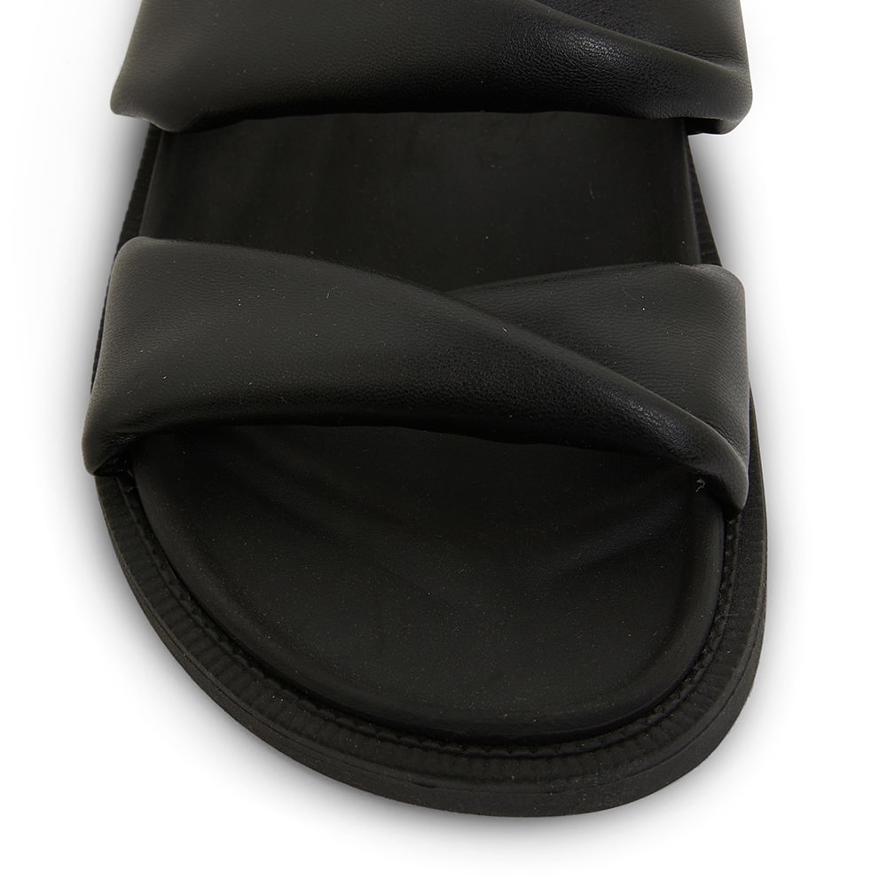 Ginny Slide in Black Smooth