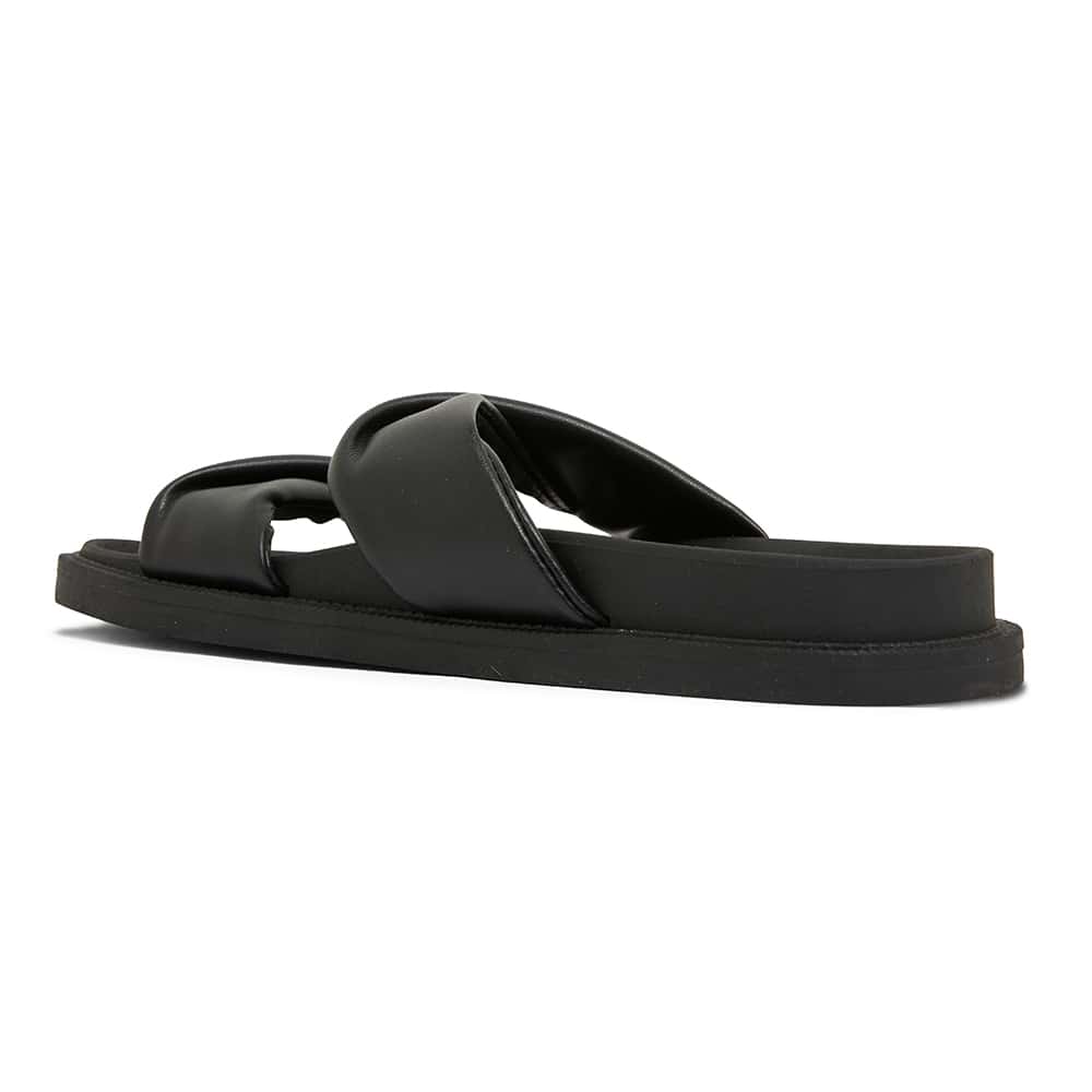 Ginny Slide in Black Smooth
