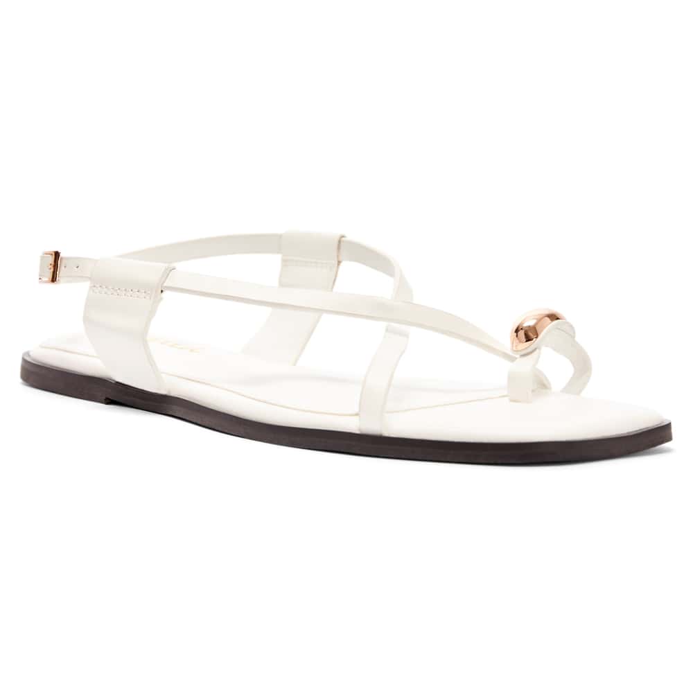 Gypsy Sandal in White