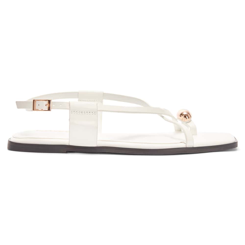 Gypsy Sandal in White