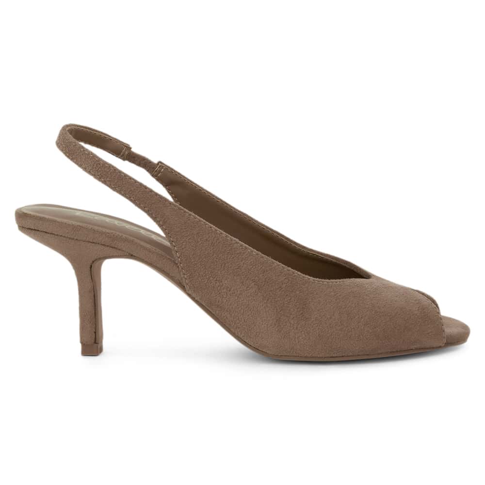 Hade Heel in Tan