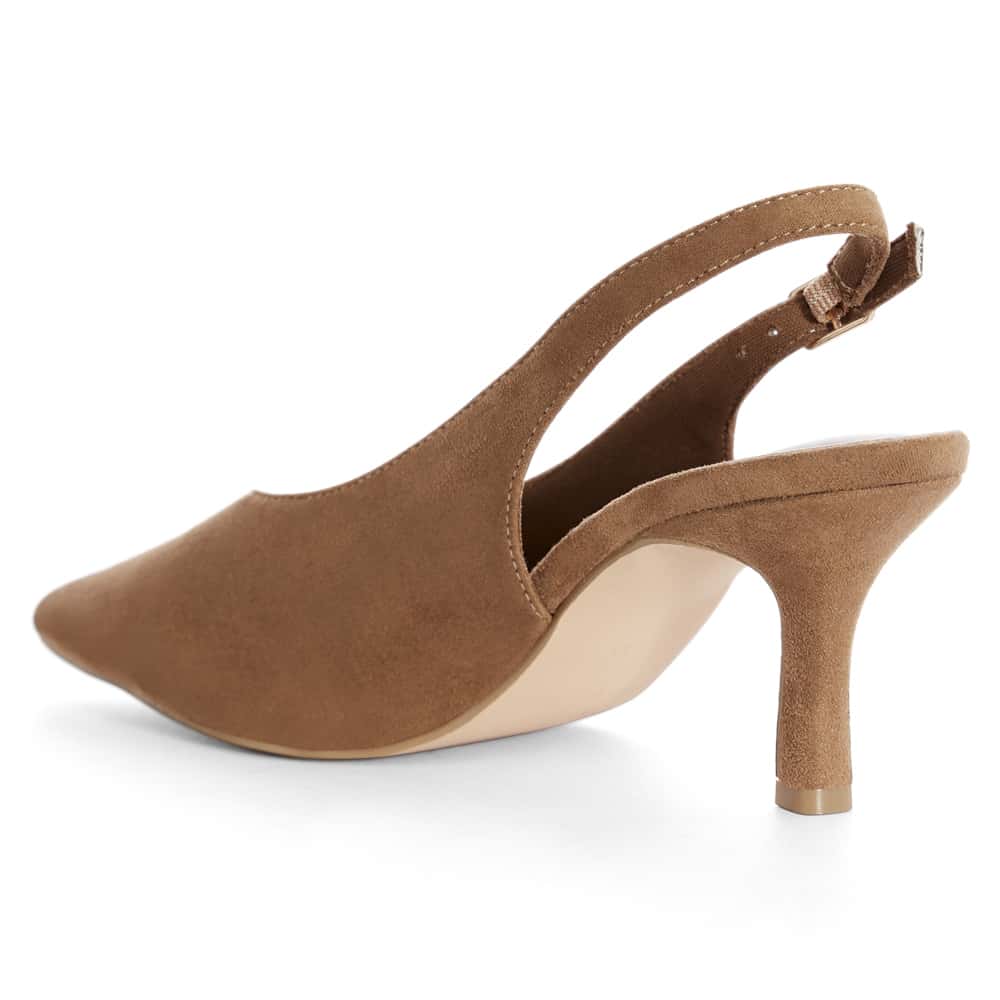 Harley Heel in Tan Micro