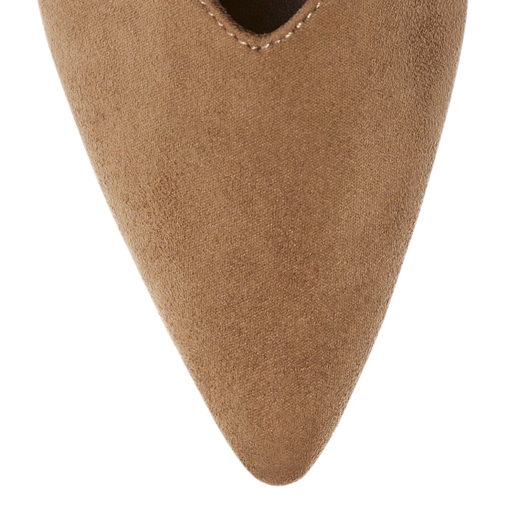 Harley Heel in Tan Micro