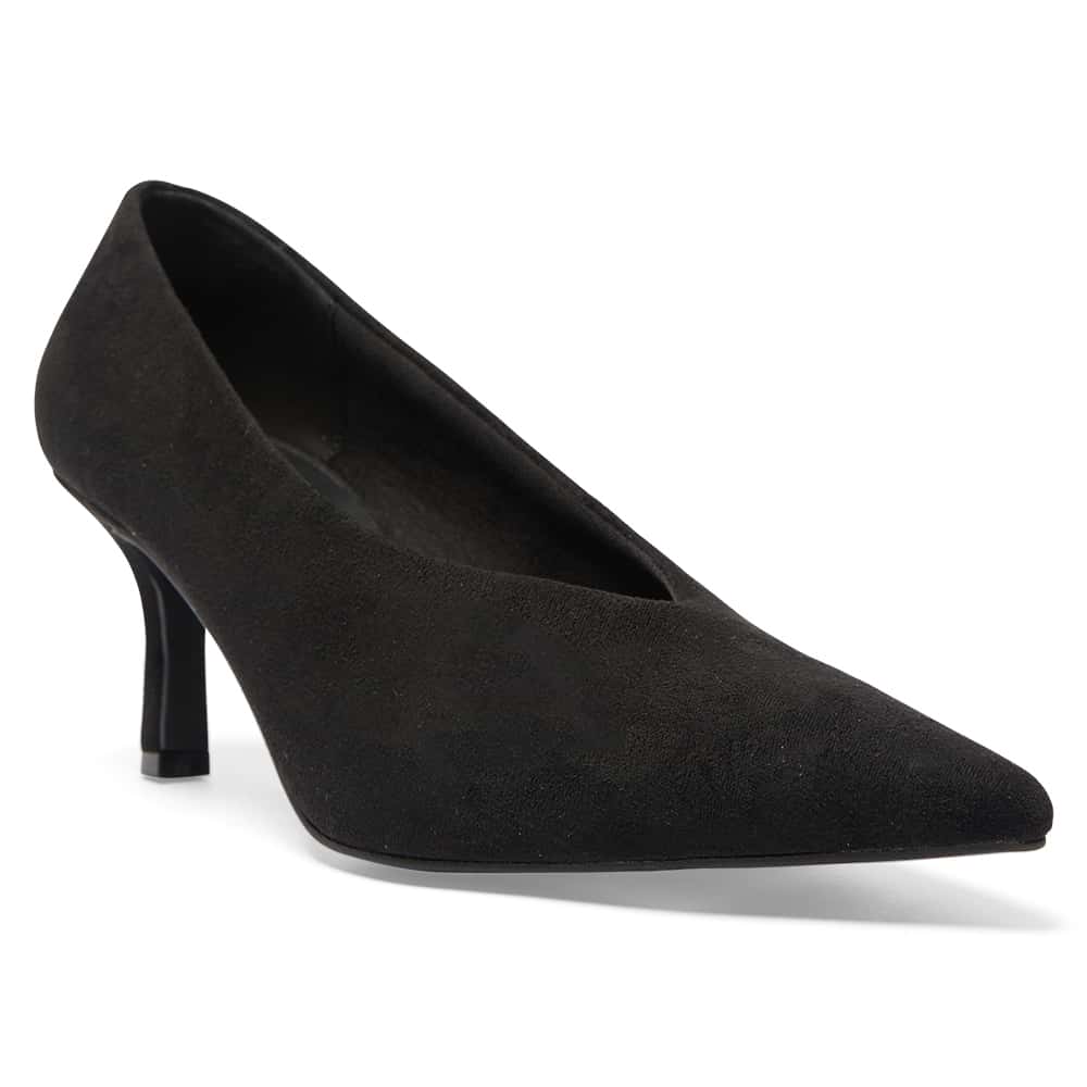Harold Heel in Black Suede