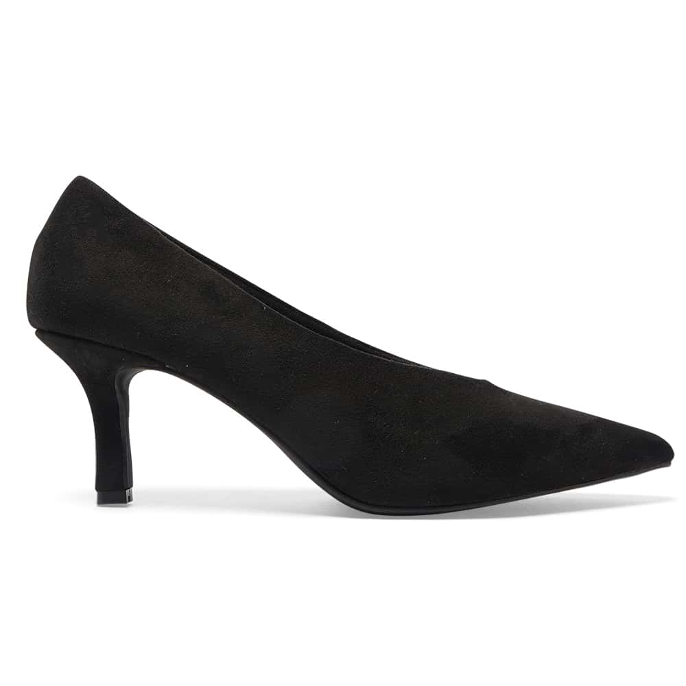 Harold Heel in Black Suede
