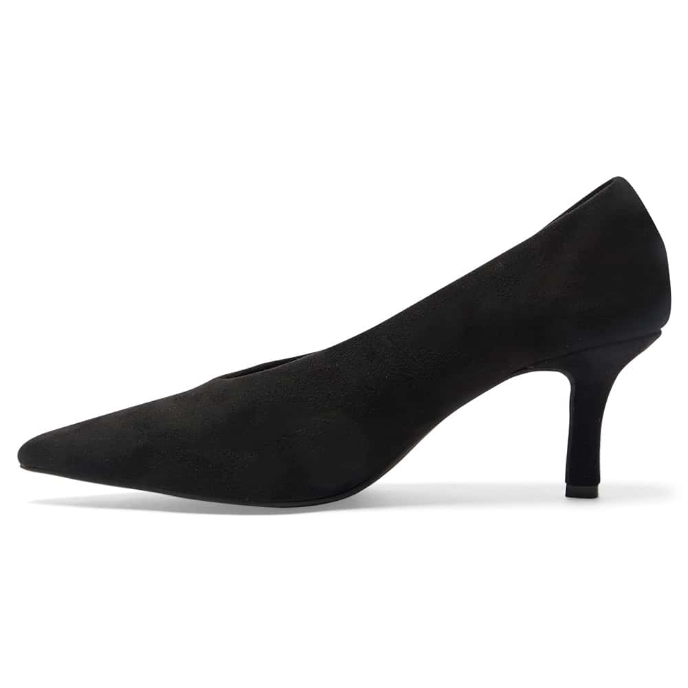 Harold Heel in Black Suede