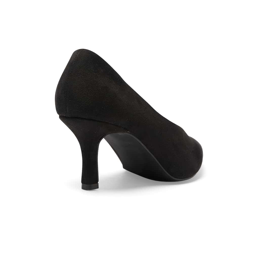 Harold Heel in Black Suede