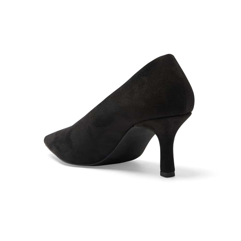 Harold Heel in Black Suede