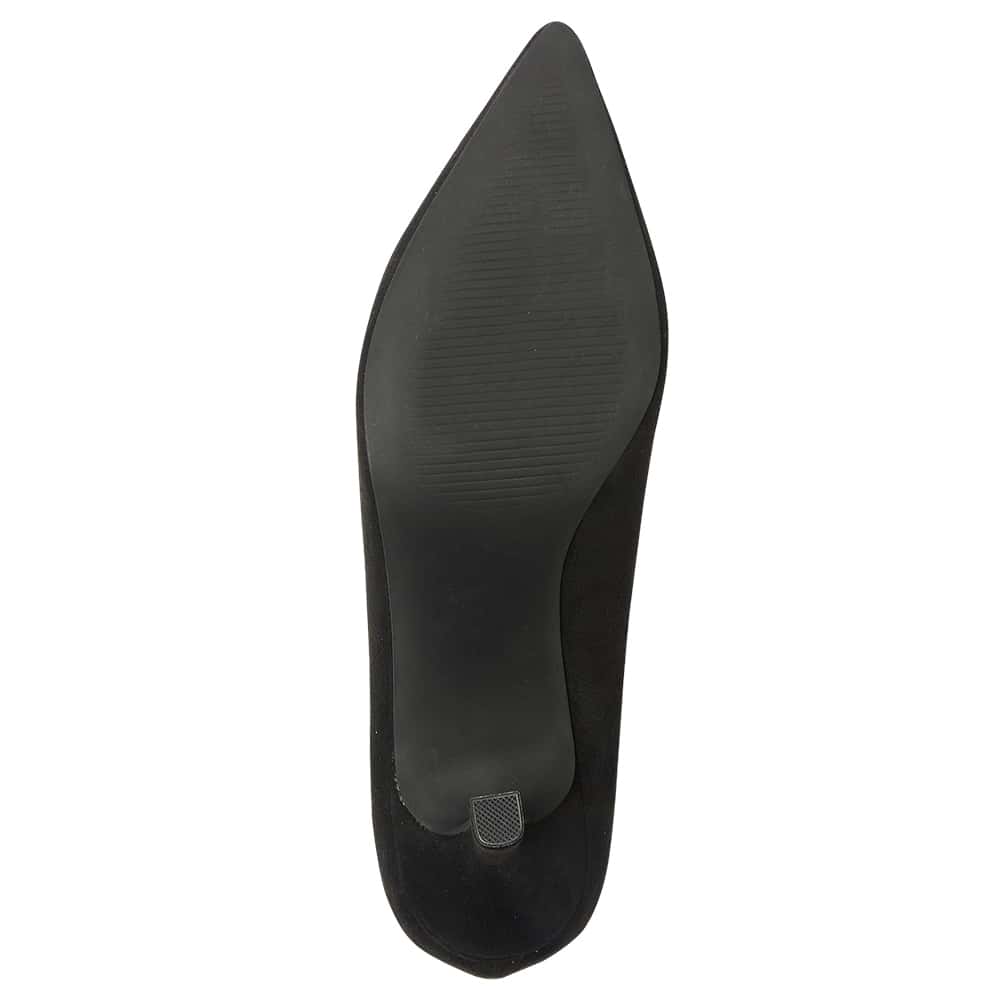 Harold Heel in Black Suede