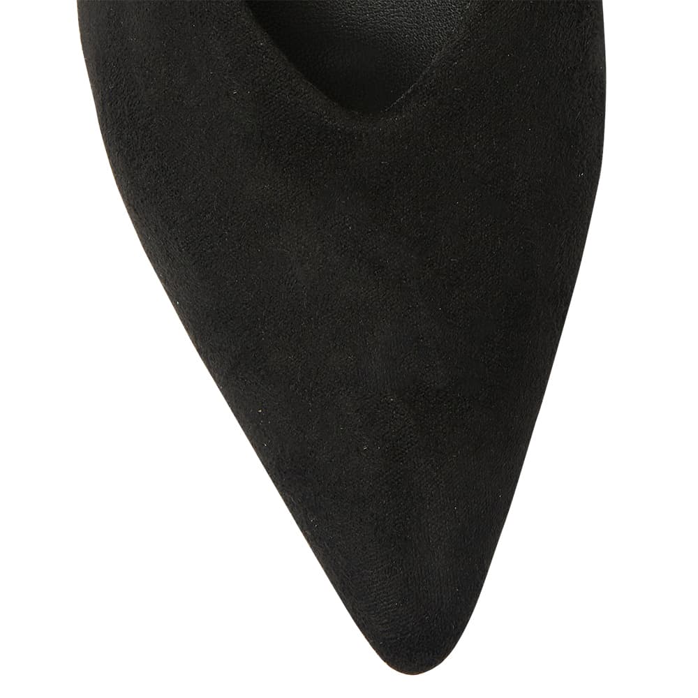 Harold Heel in Black Suede
